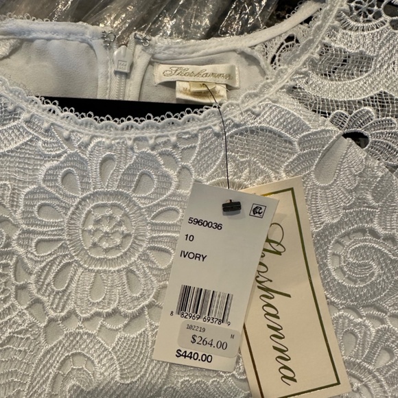 SHOSHANNA IVORY LACE DRESS SIZE 10 - Picture 4 of 5